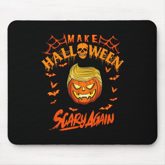 Halloween Beängstigend wieder Funny Trump Mousepad (Vorne)