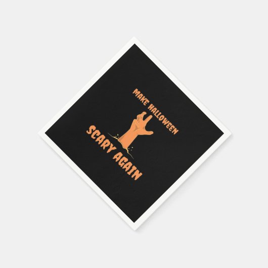 Halloween Beängstigend wieder Zombie Classic Trump Serviette (Ecke)