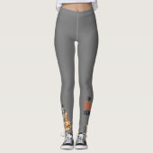 Halloween Beängstigende Boohunde Crew Spooky Leggings (Vorderseite)