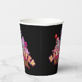 Halloween Beängstigende Clowns Horror Paper Cups Pappbecher (Rechts)