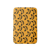 Halloween: beängstigende Gesichter, Vintager Stil. Badematte (Vorderseite Vertikal)