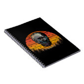 HALLOWEEN BEÄNGSTIGENDE SKULL NOTIZBLOCK (Rechte Seite)