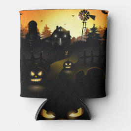 Halloween - Beängstigende Szene 4 Windmill Dosenkühler