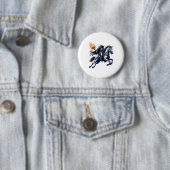 Halloween Beängstigender Kürbis Button (Beispiel)