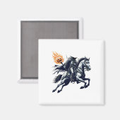 Halloween Beängstigender Kürbis Magnet (Vorderseite/Rückseite)