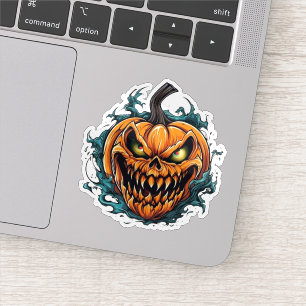 Halloween beängstigender Kürbiskleber Aufkleber