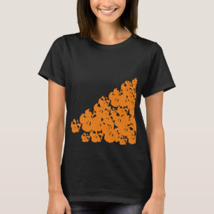 Halloween beängstigender Orangenhahn T-Shirt