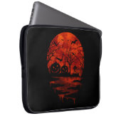 HALLOWEEN BEÄNGSTIGENDER ROTER MOON LAPTOPSCHUTZHÜLLE (Vorne Rechts)