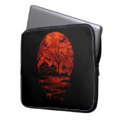 HALLOWEEN BEÄNGSTIGENDER ROTER MOON LAPTOPSCHUTZHÜLLE (Vorderseite Links)