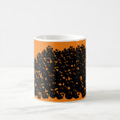 Halloween beängstigender Schädelhaufen Kaffeetasse (Mittel)