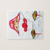 Halloween beängstigendes Clown2 Puzzle (Horizontal)