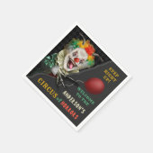 Halloween Beängstigendes Clown Erwachsene Creepy C Serviette (Ecke)