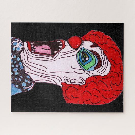 HALLOWEEN BEÄNGSTIGENDES CLOWN-Puzzle Puzzle (Horizontal)