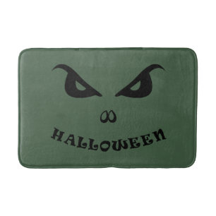 Halloween beängstigendes Gesicht Badematte