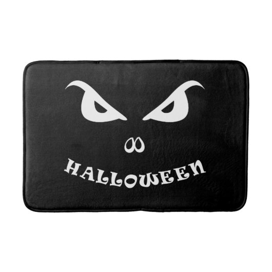 Halloween beängstigendes Gesicht Badematte (Vorderseite)
