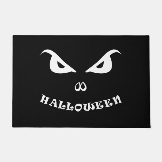 Halloween beängstigendes Gesicht Fußmatte (Vorderseite)