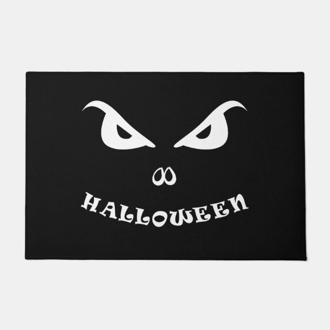 Halloween beängstigendes Gesicht Fußmatte (Vorderseite)