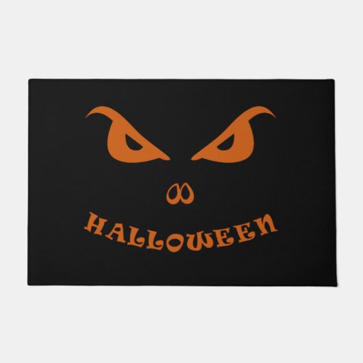 Halloween beängstigendes Gesicht Fußmatte (Vorderseite)
