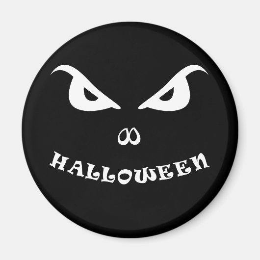 Halloween beängstigendes Gesicht Magnet (Vorne)