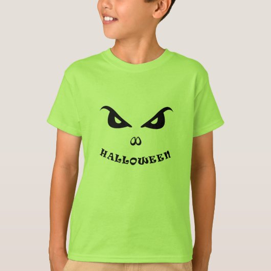 Halloween beängstigendes Gesicht T-Shirt (Vorderseite)