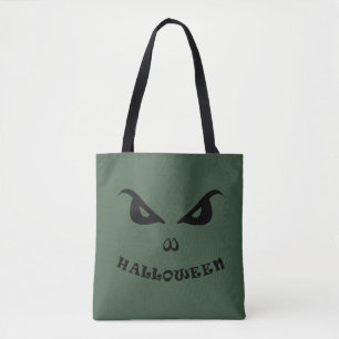 Halloween beängstigendes Gesicht Tasche