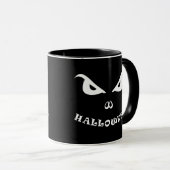 Halloween beängstigendes Gesicht Tasse (VorderseiteRechts)