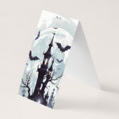 Halloween Beängstigendes Lesezeichen Visitenkarten (Rückseite)