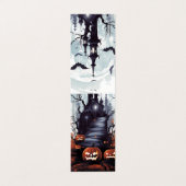 Halloween Beängstigendes Lesezeichen Visitenkarten (Außenseite Aufgefaltet)