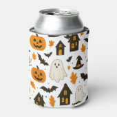 Halloween Beängstigendes Muster - Spooky & Festiva Dosenkühler (Kanne Vorderseite)