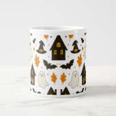 Halloween Beängstigendes Muster - Spooky & Festiva Jumbo-Tasse (Vorderseite)