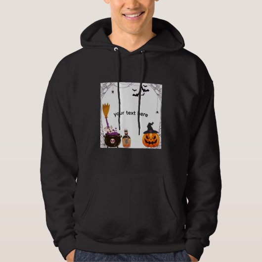 halloween bearbeitet hoodie (Vorderseite)