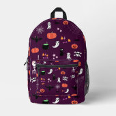 Halloween Bedruckter Rucksack (Vorderseite)