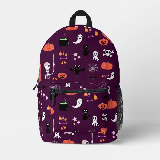 Halloween Bedruckter Rucksack (Vorderseite)