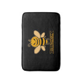 Halloween Bee Badematte (Vorderseite Vertikal)