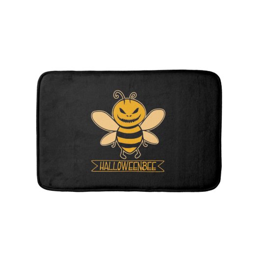 Halloween Bee Badematte (Vorderseite)