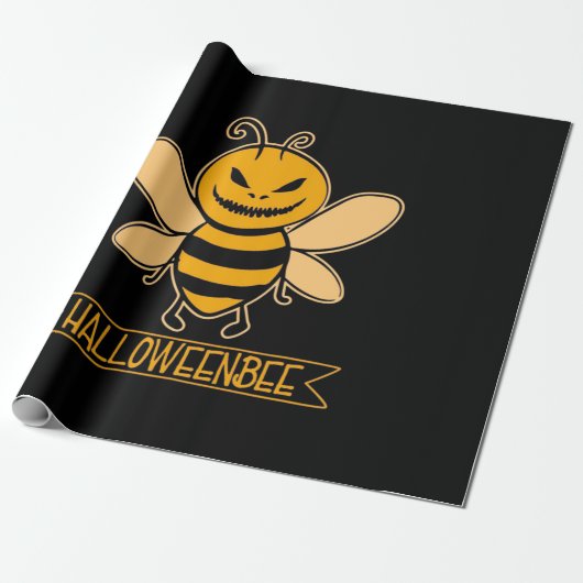 Halloween Bee Geschenkpapier (Ungerollt)