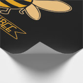 Halloween Bee Geschenkpapier (Ecke)
