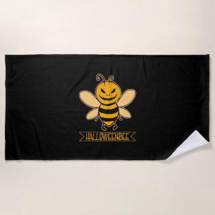 Halloween Bee Strandtuch