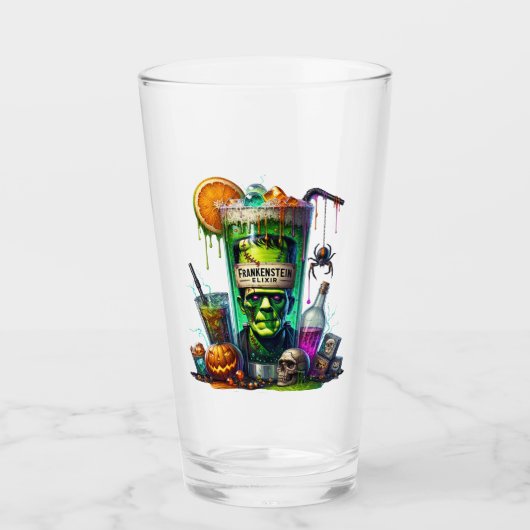 Halloween Beer Glas (Vorderseite)