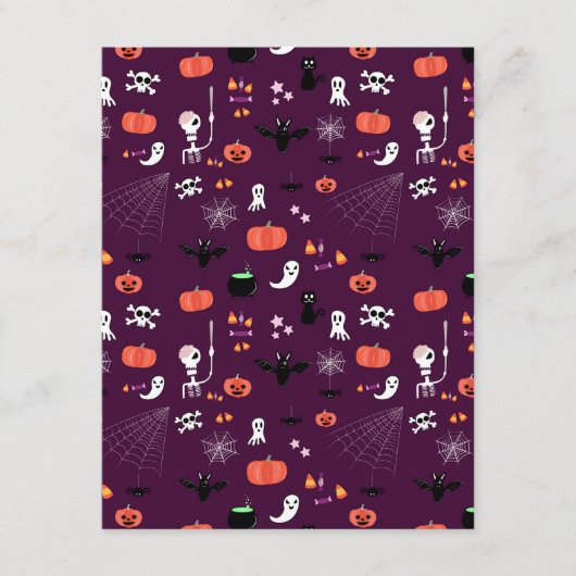 Halloween Begleitkarte (Vorderseite)