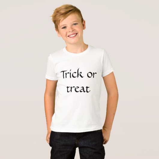 Halloween-Begrüßung T-Shirt (Vorne ganz)