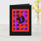 Halloween-Begrüßungskarte für den elektrischen Pop Karte (Gelbe Blume)