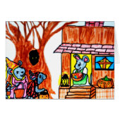 HALLOWEEN BEI MS. MAUSHAUS-Karte (Vorderseite (Horizontal))
