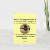 Halloween - Beispielnotizgröße Aktionskarte Karte (Rückseite)