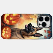 Halloween Belgisch Malinoi mit Pumpkins Beängstige Case-Mate iPhone Hülle (Rückseite (Horizontal))