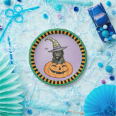 Halloween Belgium Sheepdog Pappteller (Party)