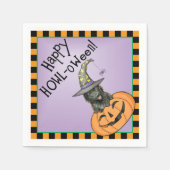 Halloween Belgium Sheepdog Serviette (Vorderseite)