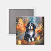 Halloween Berg mit Kürpen Beängstigend Magnet (Vorderseite/Rückseite)