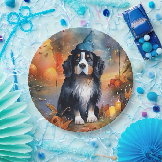 Halloween Berg mit Kürpen Beängstigend Pappteller (Party)