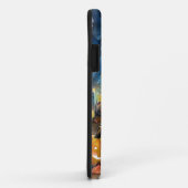 Halloween Bernedoodle mit Pumpkins Beängstigend Case-Mate iPhone Hülle (Hinten/Rechts)